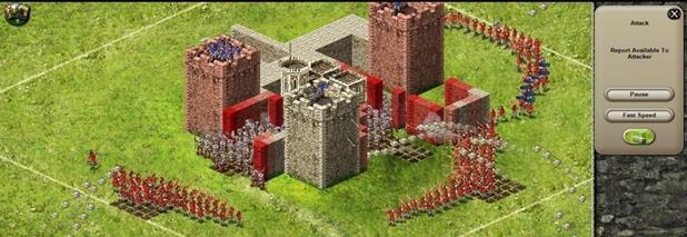 Attacking an AI Castle