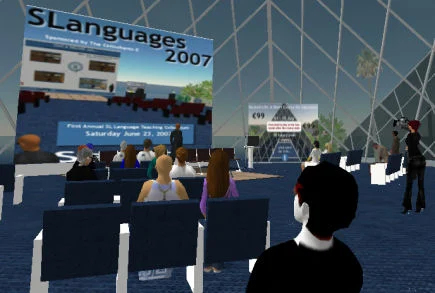 The first SLanguages auditorium, from Pegrum (2007)